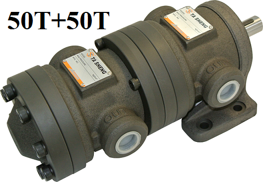 50T,150T,+S系列<br>固定容量雙聯式葉片幫浦